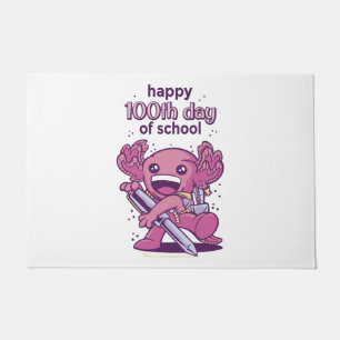 100th day of school invitation doormat