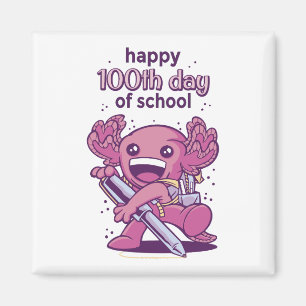 100th day of school invitation magnet