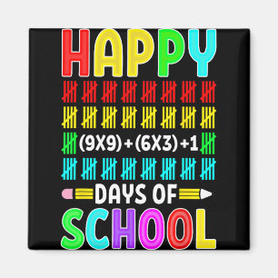 100th Day Of School Math Formula 100 Days Teacher Magnet