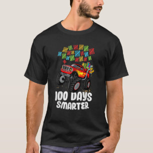 100th Day Of School Monster Truck 100 Smarter T-Shirt