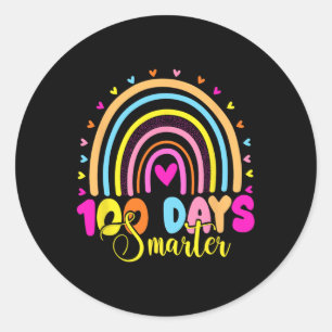 100th Day Of School My Students Are 100 Days Smart Classic Round Sticker