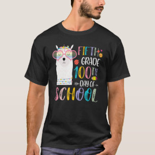 100th day of School No Prob Llama 100 Days Of Fift T-Shirt