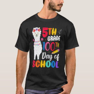 100th day of school No Prob Llama Happy 100th day  T-Shirt