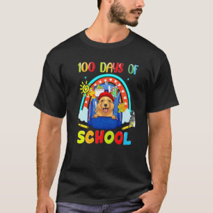 100th Day of School Norfolk Terrier Dog Lovers Tea T-Shirt