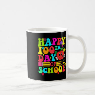 100th Day Of School Retro 100 Days Teacher Student Coffee Mug