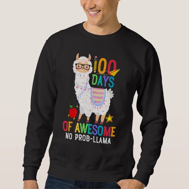 100Th Day Of School Shirt 100 Days of Awesome No-P (Front)