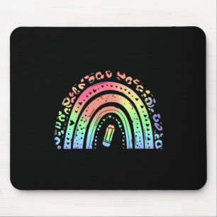 100th Day Of School Shirt 100 Days Smarter School Mouse Pad