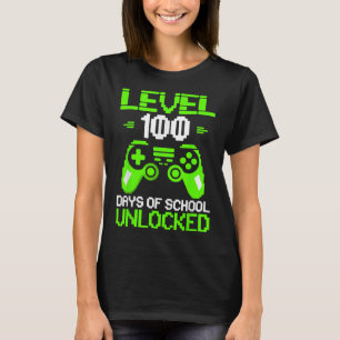100th Day Of School Shirt Kids Video Games Boy Gam