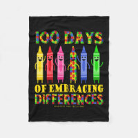 100th Day Of School Shirts Embrace Differences Aut