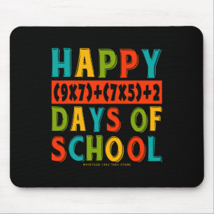 100th Day Of School Shirts Teacher Kids Back To Sc Mouse Pad