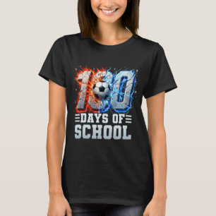 100th Day Of School Soccer 100 Days Of School Boys T-Shirt