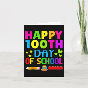 100th Day Of School Student Gamers Teache Kinderga Card