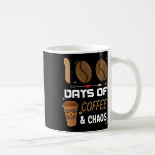 100th Day Of School Teacher 100 Days Of Coffee And Mug