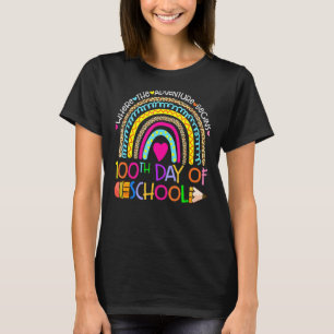 100th Day Of School Teacher 100 Days Smarter Boho T-Shirt