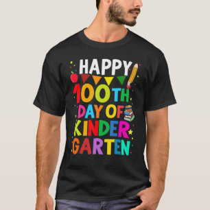 100th Day of School Teacher Boys Girls 100 Days Ki T-Shirt
