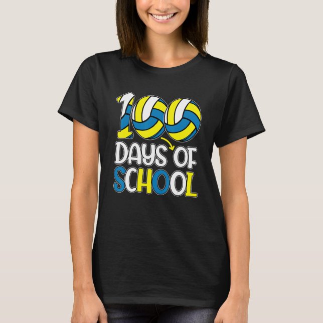 100th day of School Teacher Boys Girls 100 days Vo T-Shirt (Front)