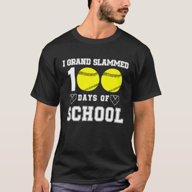 100th Day of School Teacher Coach Kids Child 100 D T-Shirt (Front)