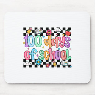 100th Day Of School Teacher Kid Funny 100 Days Coq Mouse Pad