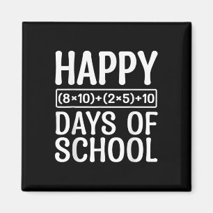 100th Day Of School Teacher Kids 100 Days Math Equ Magnet