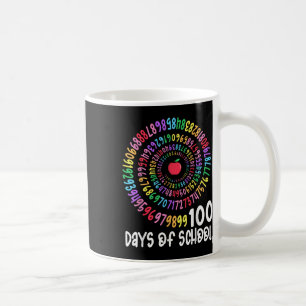 100th Day Of School Teacher Kids 100 Days Math Num Coffee Mug