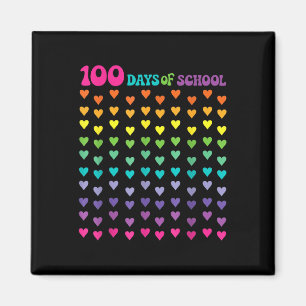 100th Day Of School Teacher Kids 100 Days Math Num Magnet