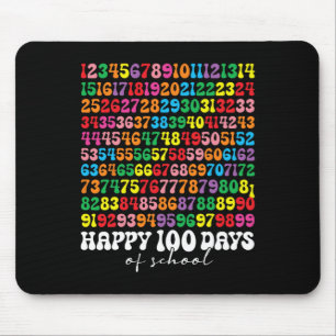 100th Day Of School Teacher Kids 100 Days Math Num Mouse Pad