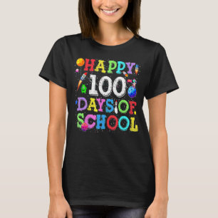 100th Day of School Teacher Kids Child Astronaut O T-Shirt
