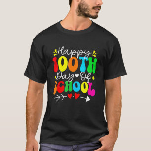 100th Day Of School Teacher Kids Child Happy 100 D T-Shirt