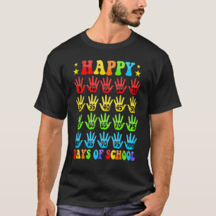 100th Day of School Teacher Student Kid Child Happ T-Shirt