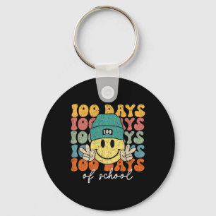 100th Day Of School Teachers 100 Days 1 Key Ring