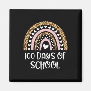 100th Day Of School Teachers 100 Days Smarter Rain Magnet