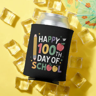 100th Day of School Teachers Happy 100 Days Can Cooler
