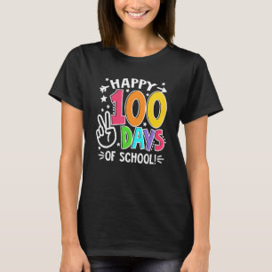 100th Day Of School Teachers Kids Child Happy 100 T-Shirt