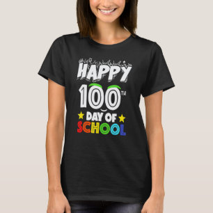 100th Day Of School Teachers Kids Child Happy 100 T-Shirt