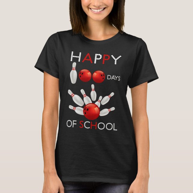 100th Day of School Teachers Kids Child Happy 100  T-Shirt (Front)