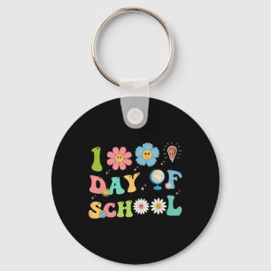 100th Day Of School Teachers Kids Happy 100 Days O Key Ring