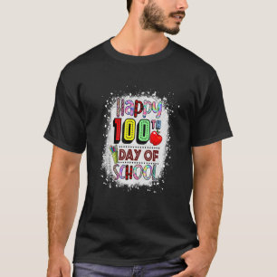 100th Day of School Teachers Kids Happy 100 Days o T-Shirt