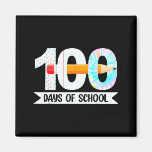100th Day Of School Teachers Students 100 Days Of  Magnet
