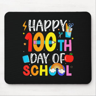 100th Day Of School Teachers Students 100 Days Of  Mouse Pad