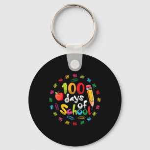 100th Day Of School Teachers Students 100 Days Sma Key Ring