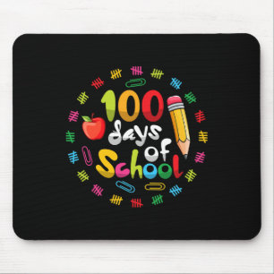 100th Day Of School Teachers Students 100 Days Sma Mouse Pad