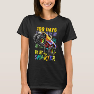 100th Day of School tee Monster Truck 100 days Sma