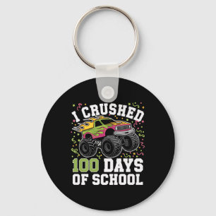 100th Day Of School Truck Party Outfit For Kids Bo Key Ring