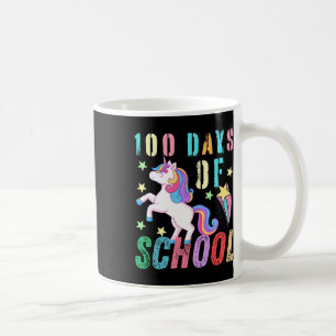 100th Day Of School Unicorn Kids 100 Days Smarter  Coffee Mug