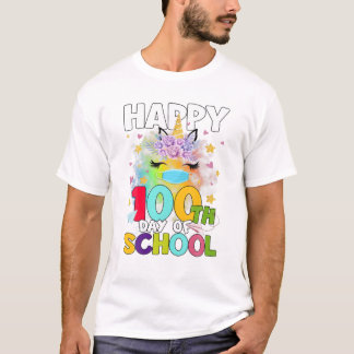 100th Day Of School Unicorn T-Shirt