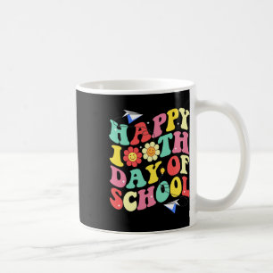 100th Day Of School Vintage Groovy Student Kid Tea Coffee Mug