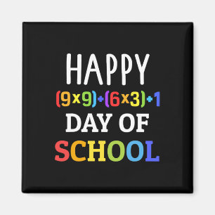 100th Day Of School With Math Formula For 100 Days Magnet