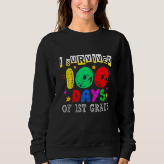 100th Day Of Smarter Teachers Kids 100 Days Of Sch Sweatshirt