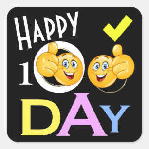 100th Day School Sticker
