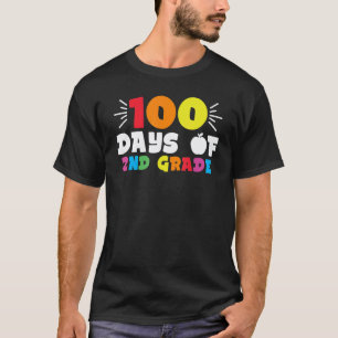 100th Day Second Grade Student Teacher 100 Days Of T-Shirt